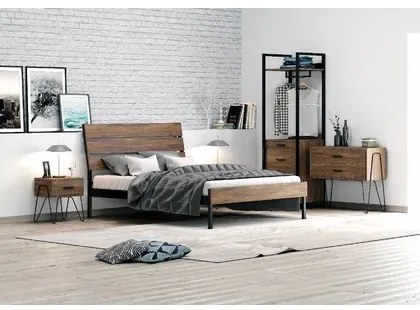 KS Strom  Μεταλλικό Κρεβάτι Υπέρδιπλο 160x200 Kouppas Λυδία Με Επιλογή Χρώματος BEST-803065