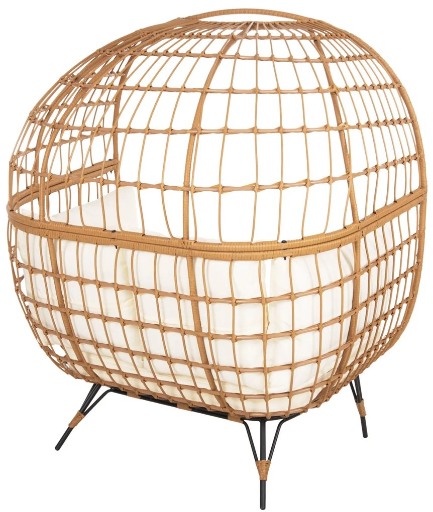 ΠΟΛΥΘΡΟΝΑ ΦΩΛΙΑ MIAMI 2 ΑΤΟΜΩΝ ΤΥΠΟΥ RATTAN  132.5x90x154Υεκ