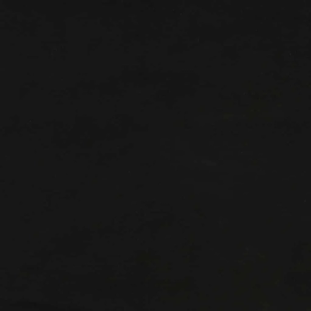 vidaXL Στρογγυλό Σκαμπό Hocker Μαύρο Βελούδινο