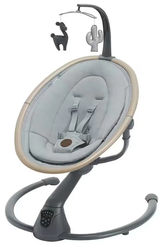 Ηλεκτρικό Ρηλάξ Με Μουσική (0-6 Μηνών/Έως 9kg) Maxi Cosi Cassia Beyond Grey BR77902