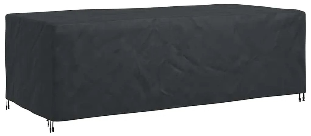 vidaXL Κάλυμμα επίπλων Μονόχρωμο Μαύρο 300 x 110 x 70 εκ. 420D