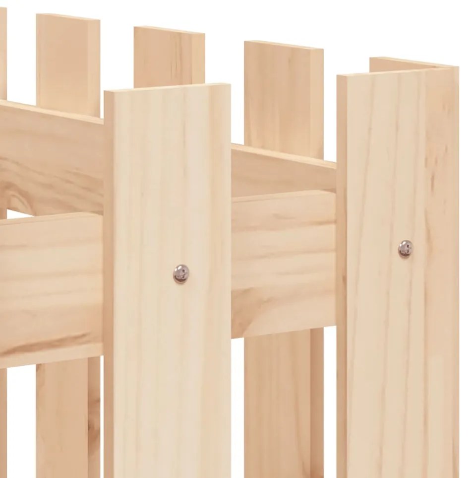 vidaXL Ζαρντινιέρα Υπερυψωμένη Σχ Φράχτη 150 x 50 x 70 εκ. Μασίφ Πεύκο