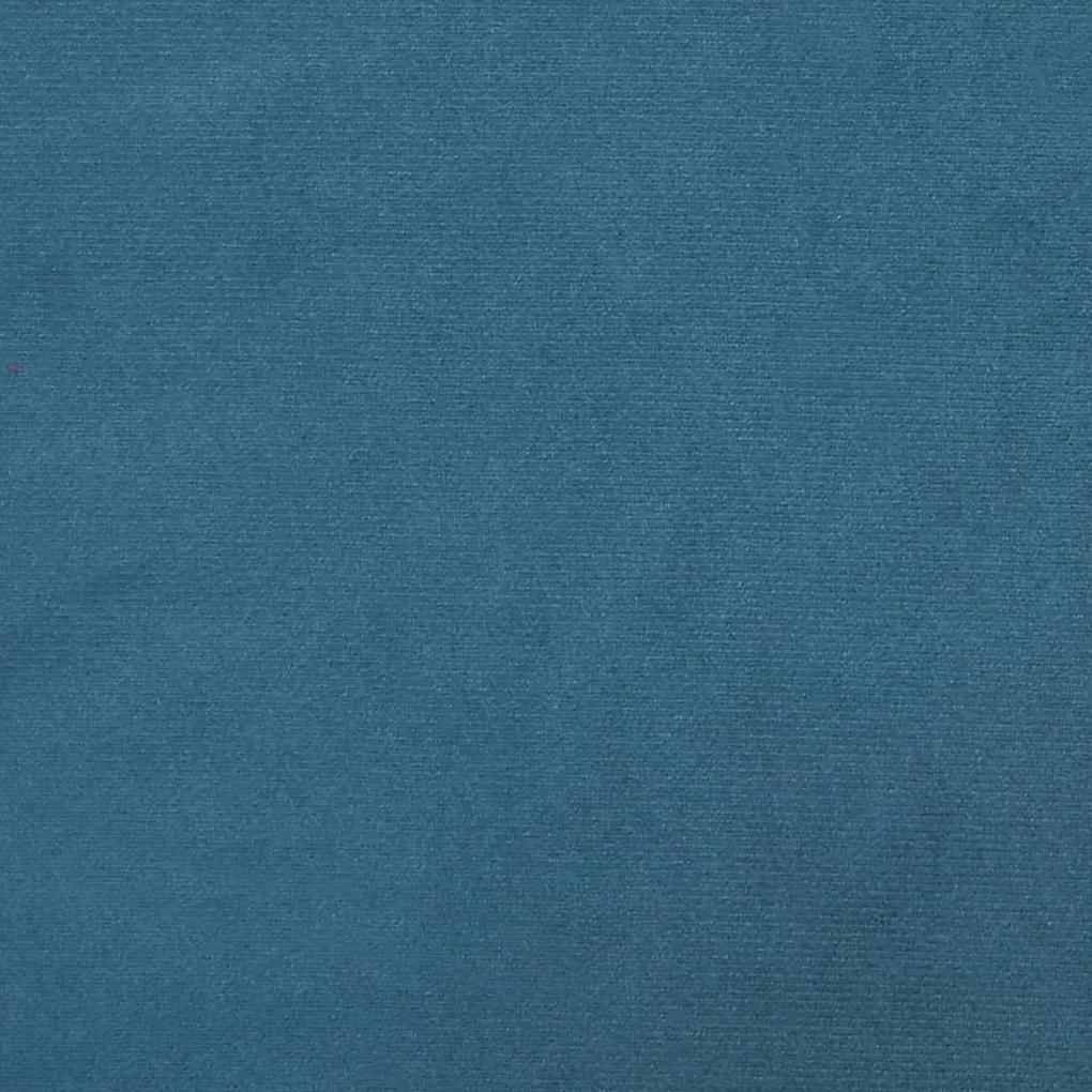 vidaXL Σετ Σαλονιού 2 Τεμαχίων Μπλε από Βελούδο με Μαξιλάρια
