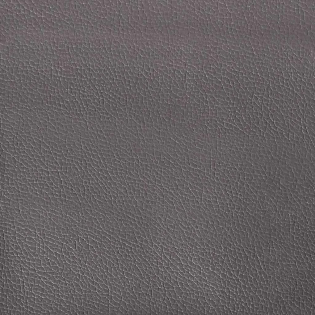 Οθωμανικό κρεβάτι με στρώμα Γκρι 140x200cm Faux Leather - Γκρι