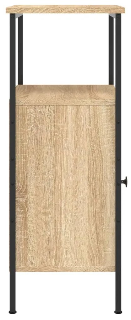 vidaXL Κομοδίνο Sonoma Δρυς 41 x 31 x 80 εκ. από Επεξεργασμένο Ξύλο