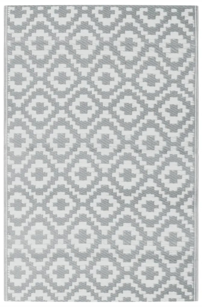 vidaXL Χαλί εξωτερικού χώρου ARAKIL γκρι 190x290 cm PP