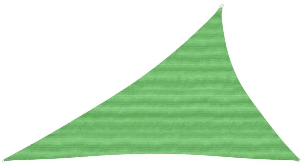 Πανί Σκίασης Ανοιχτό Πράσινο 4 x 5 x 6,8 μ. από HDPE 160 γρ./μ² - Πράσινο