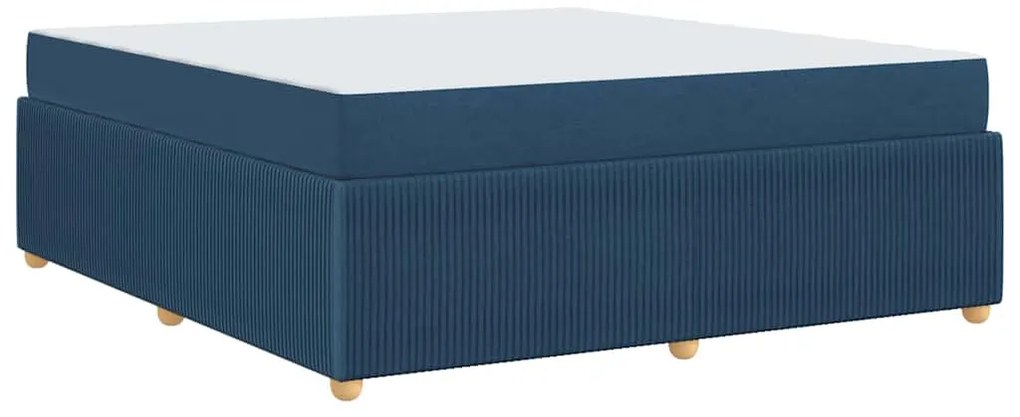 vidaXL Σκελετός Κρεβατιού Άλλο Μπλε 180 x 200 cm ύφασμα