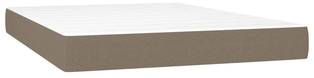 ΚΡΕΒΑΤΙ BOXSPRING ΜΕ ΣΤΡΩΜΑ TAUPE 140X190 ΕΚ. ΥΦΑΣΜΑΤΙΝΟ 3131589