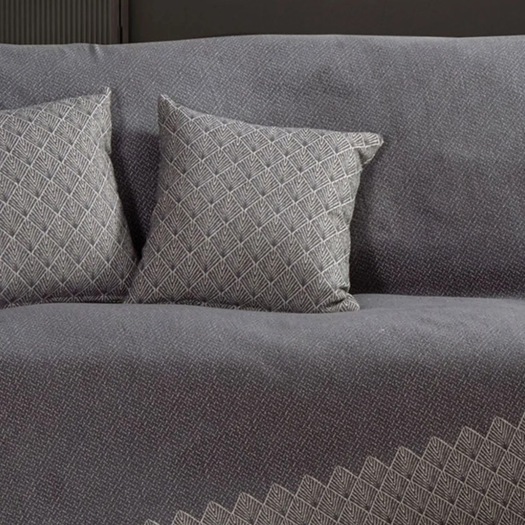 Διακοσμητικό Μαξιλάρι (42x42) Nef-Nef Homeware Remington Anthracite
