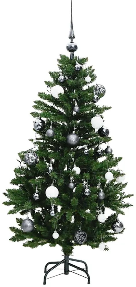 vidaXL Χριστουγεν. Δέντρο Τεχνητό Αρθρωτό με 150 LED & Μπάλες 120 εκ.