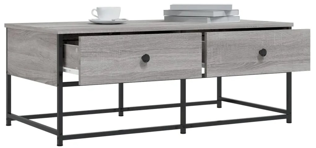 vidaXL Τραπεζάκι Σαλονιού Γκρι Sonoma 100x51x40 εκ. Επεξεργασμένο Ξύλο