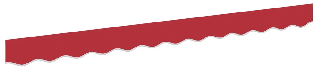 vidaXL Τέντα Πλαισίου 3 μέτρων Κόκκινη 2.8x0.2 μέτρα