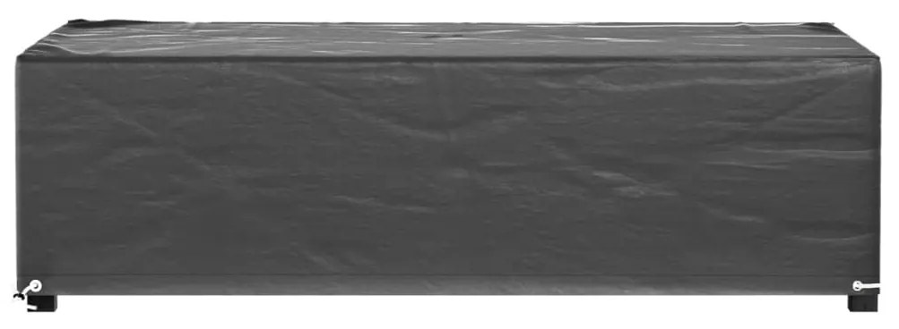 vidaXL Καλύμματα Επίπλων Κήπου 2 τεμ με 8 Κρίκους Ορθ. 125x70x35 εκ.