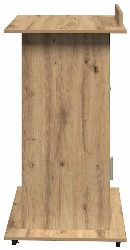 vidaXL Πλατφόρμα Artisan Oak 55 x 55 x 107 cm Επεξεργασμένο ξύλο