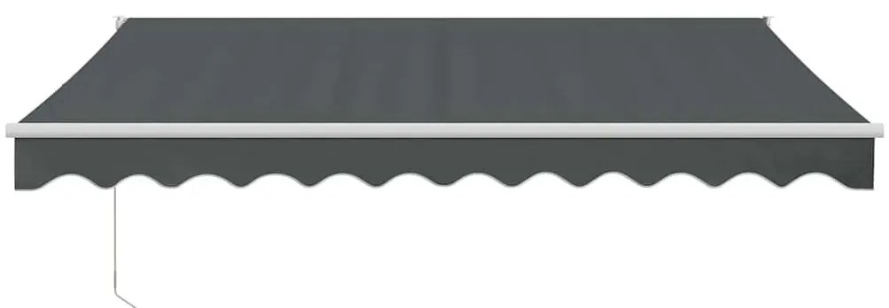 vidaXL Τέντα Πτυσσόμενη Αυτόματη Ανθρακί 3 x 2,5 μ.