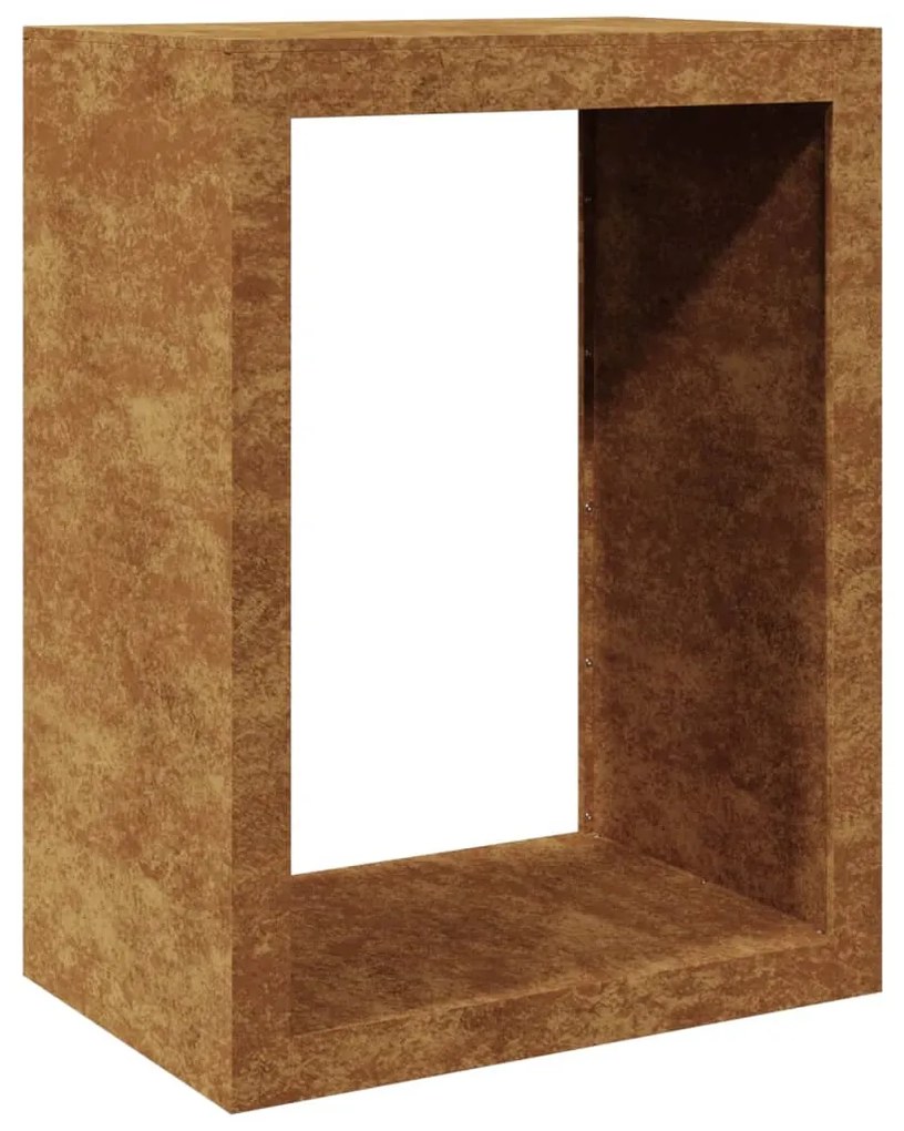 Ράφι για καυσόξυλα 60x40x80 cm Ατσάλι σκληρυθέν στον αέρα - Καφέ