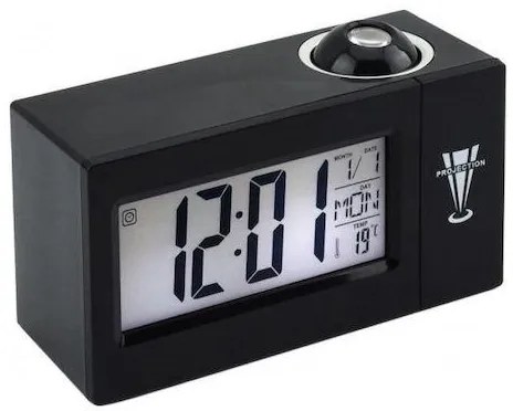 Ψηφιακό Ρολόι Επιτραπέζιο με Ξυπνητήρι DS-3605 Black