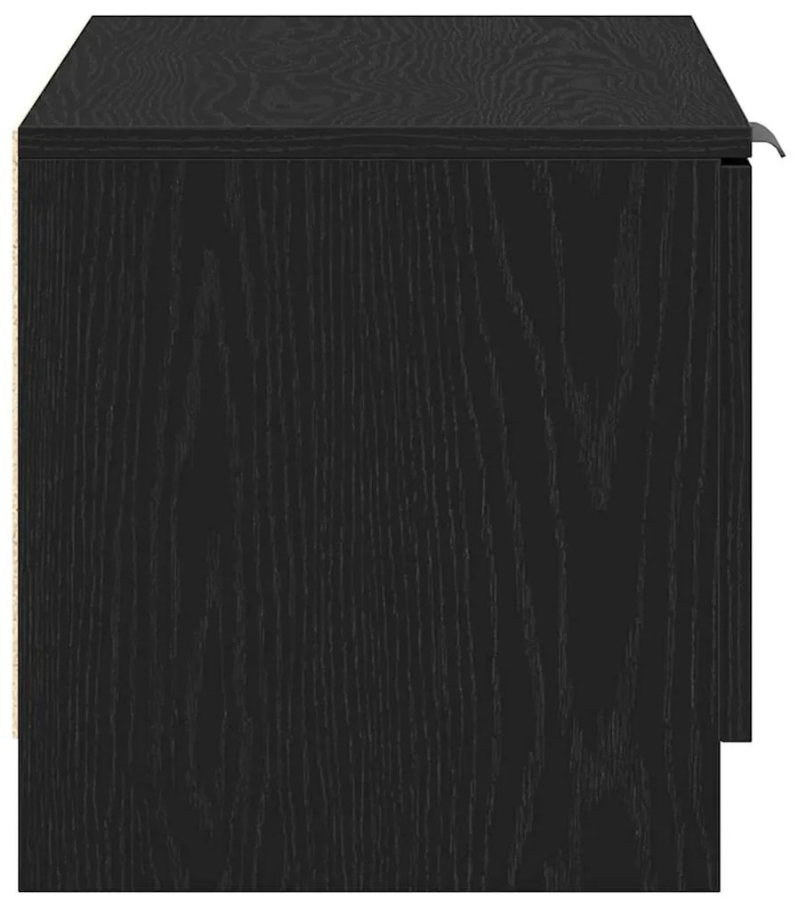 vidaXL Ντουλάπι TV Μαύρη Οξυά 80 x 35 x 36,5 cm Επεξεργασμένο ξύλο