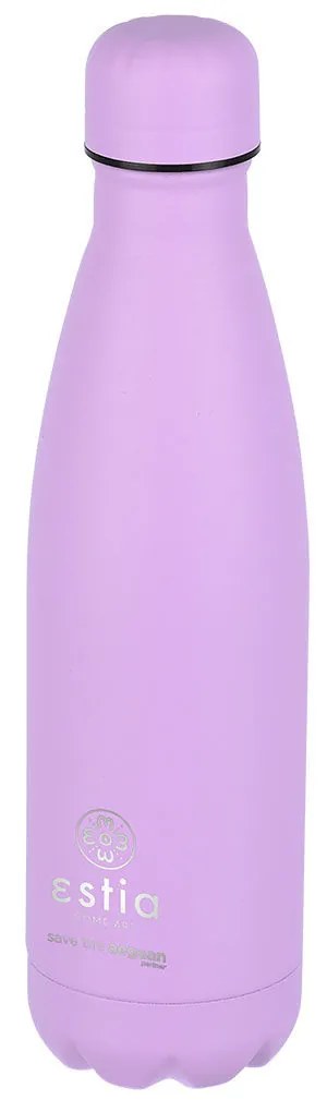 Μπουκάλι Θερμός Flask Lite Save The Aegean Lavender Purple 500ml - Estia