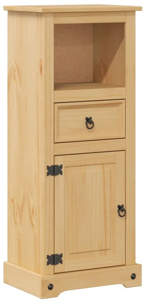 vidaXL Ντουλάπι Μπάνιου Corona 45x33x110 εκ. από Μασίφ Ξύλο Πεύκου