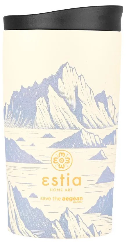 Estia 01-25625 Save the Aegean Θερμος Travel mug 350ml, Alpine Essence