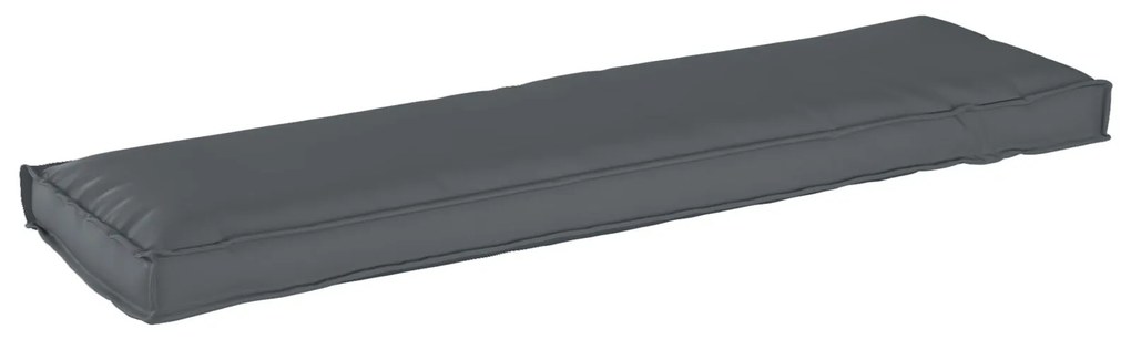 vidaXL Μαξιλάρι Παλέτας για Πάγκο Ανθρακί 140x40x8 εκ. από Ύφασμα Oxford