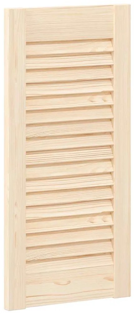 vidaXL Πορτάκια με Περσίδες 4 Τεμ. 61,5x29,5 εκ. από Μασίφ Ξύλο Πεύκου