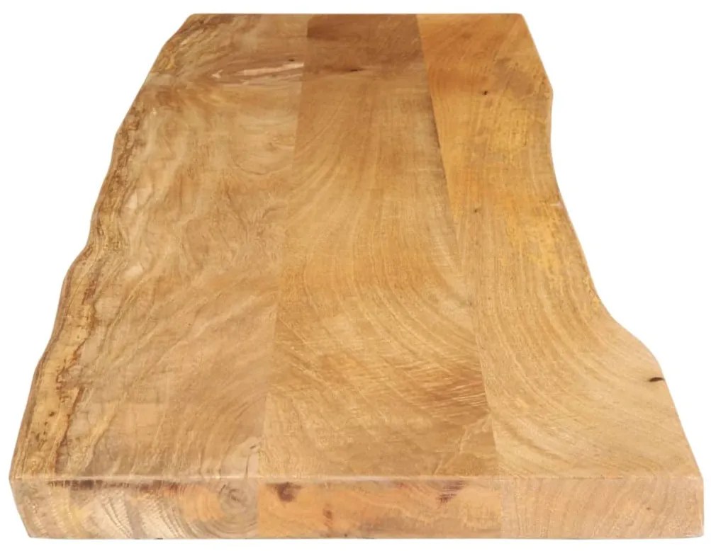 vidaXL Επιφάνεια Τραπεζιού 180x40x2,5 εκ. Live Edge Μασίφ Ξύλο Μάνγκο