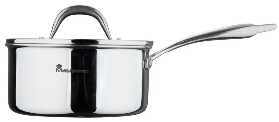 Κατσαρόλα Σάλτσας με Καπάκι Φ18x9cm Ανοξείδωτη HI-TECH-3 BGMP-1622 - Bergner