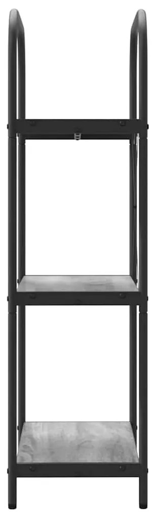 vidaXL Ράφι Βιβλίων Γκρι sonoma 60 x 30 x 109 εκ Επεξεργασμένο ξύλο