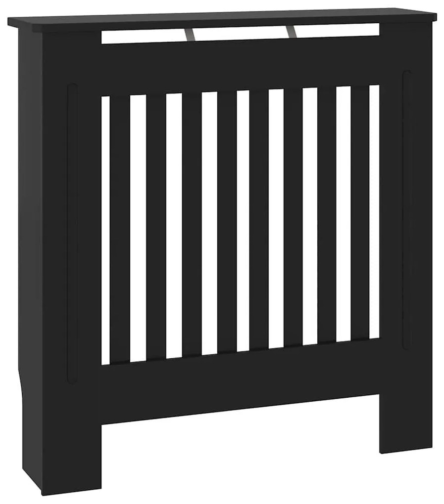 vidaXL Καπάκι Καλοριφέρ 2 pcs Μαύρο 78 x 19 x 81.5 cm