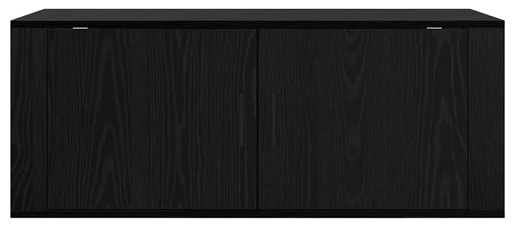 vidaXL Κρεμαστό Ντουλάπι Τηλεόρασης Μαύρη Οξυά 100 x 34,5 x 40 εκ