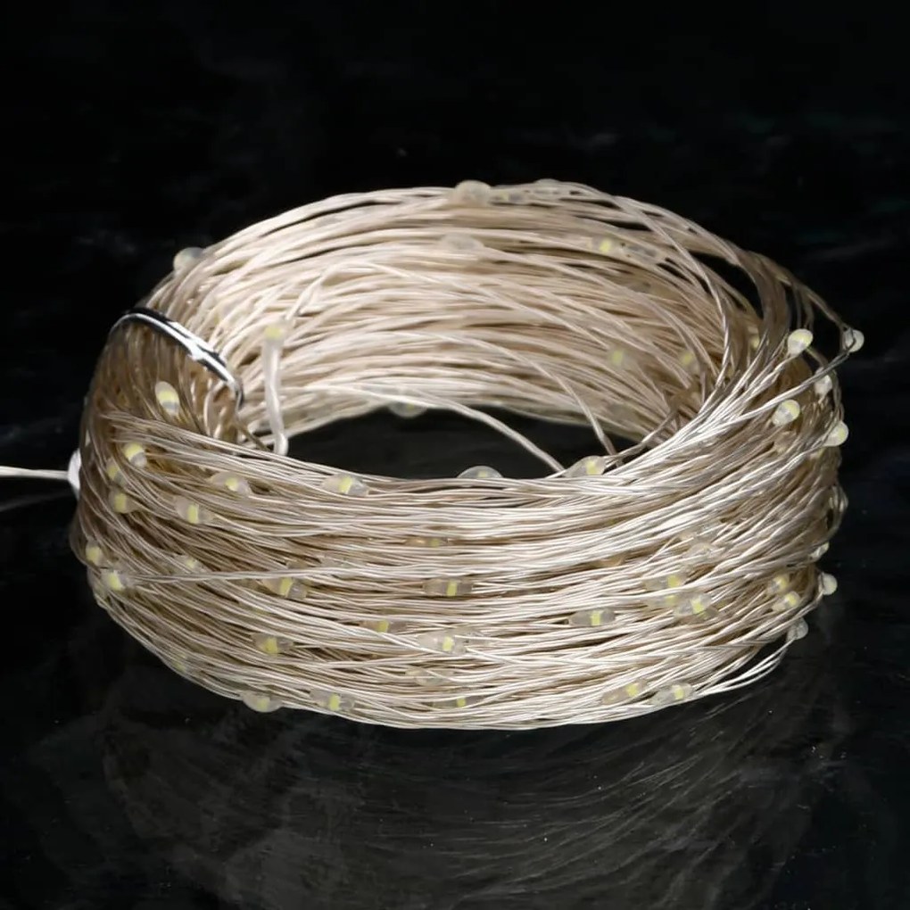 vidaXL Φωτάκια με 300 LED Ψυχρό Λευκό 30 μ.