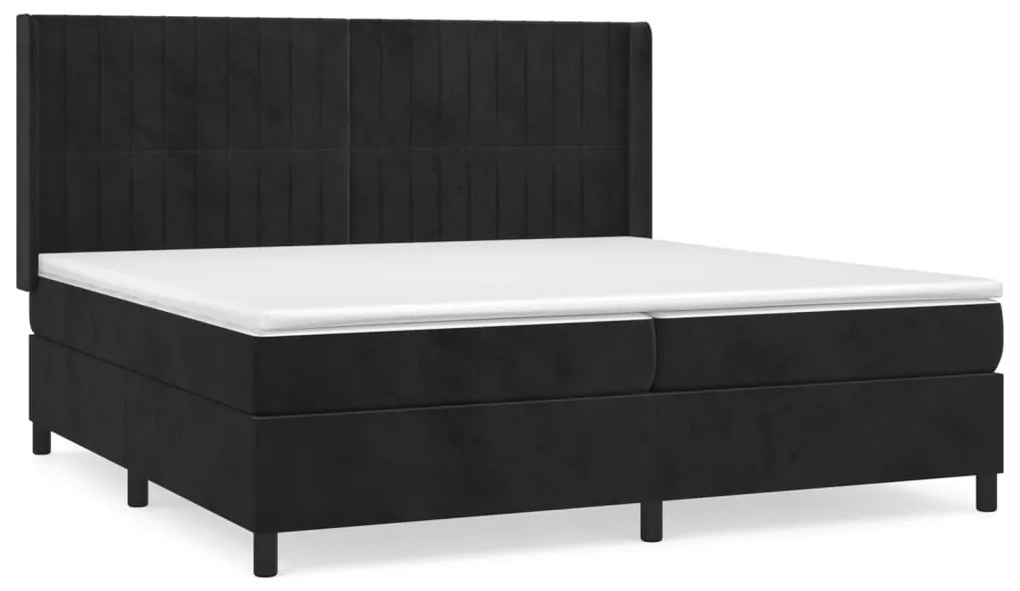 ΚΡΕΒΑΤΙ BOXSPRING ΜΕ ΣΤΡΩΜΑ ΜΑΥΡΟ 200X200 ΕΚ. ΒΕΛΟΥΔΙΝΟ 3132821