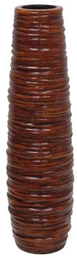 ΒΑΖΟ ΕΠΙΔΑΠΕΔΙΟ ΚΑΦΕ ΣΤΡΙΦΟΓΥΡΙΣΤΟ - Φ15x58cm - 15-19802-55