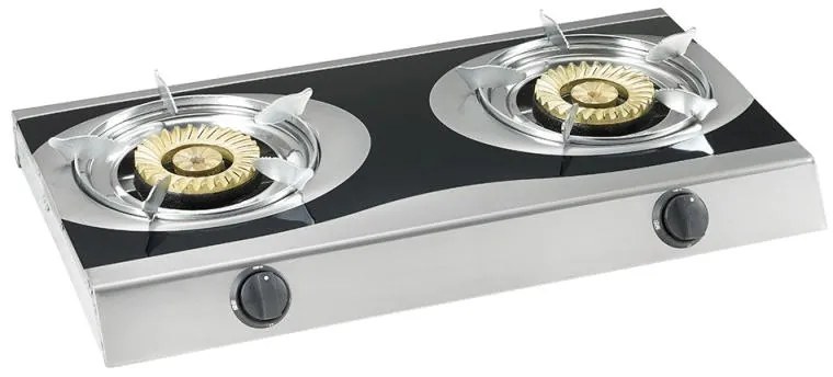 Elite EGS-2190S Διπλή εστία υγραερίου με ασφάλεια και αυτόματη ανάφλεξη 7 kW-1109194-0013