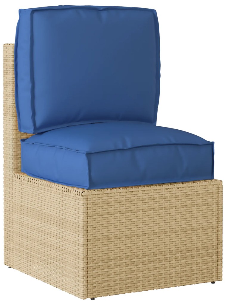 vidaXL Σετ Μαξιλαριών Πάγου 2 pcs Μπλε Ρουά 50 x 50 x 12 cm