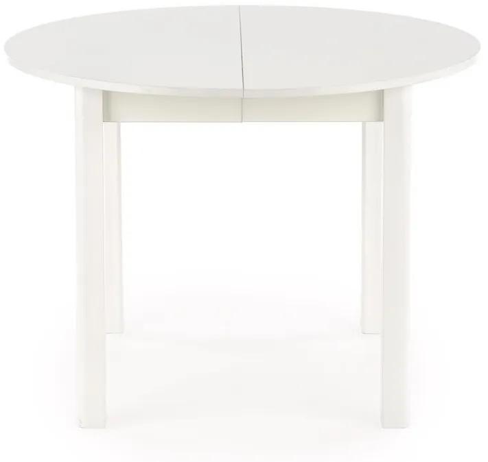 Τραπέζι Houston 961, Άσπρο, 76cm, 29 kg, Επιμήκυνση, Ινοσανίδες μέσης πυκνότητας, Φυσικό ξύλο καπλαμά | Epipla1.gr