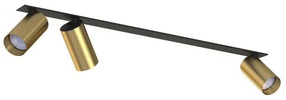 Σποτ Φωτιστικό Ράγας 3xGU10 10W IP20 Mono Surface Nowodvorski 7746 Ορείχαλκος