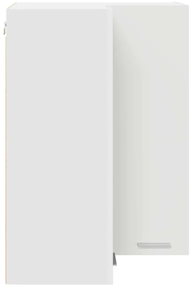 vidaXL Κρεμαστό ντουλάπι Λευκό 57 x 57 x 80 εκ. Επεξεργασμένο ξύλο