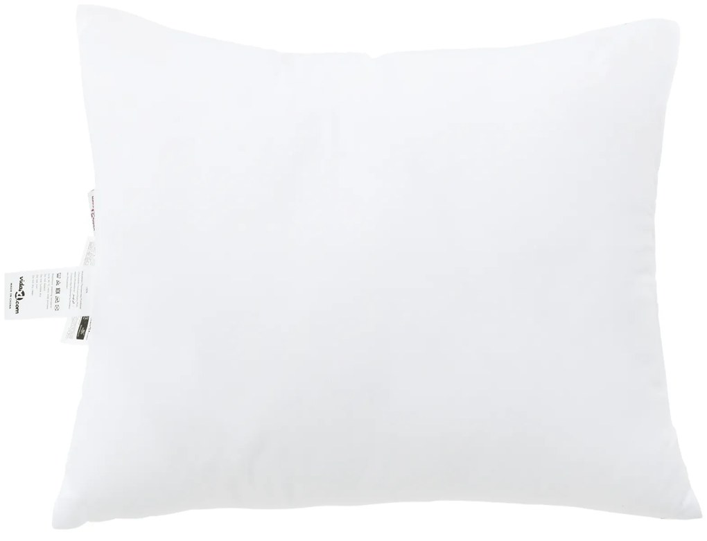 vidaXL Μαξιλάρια 2 pcs Λευκό 60 x 70 cm 85gsm 100% πολυεστέρας