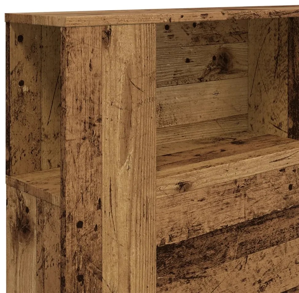 vidaXL Κεφαλάρι Με Αποθηκευτικό Χώρο 180x18,5x102,5 εκ. Επεξ. Ξύλο