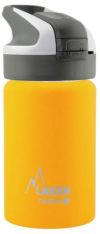 Παγούρι - Θερμός 350ml Με Καλαμάκι Laken Κίτρινο