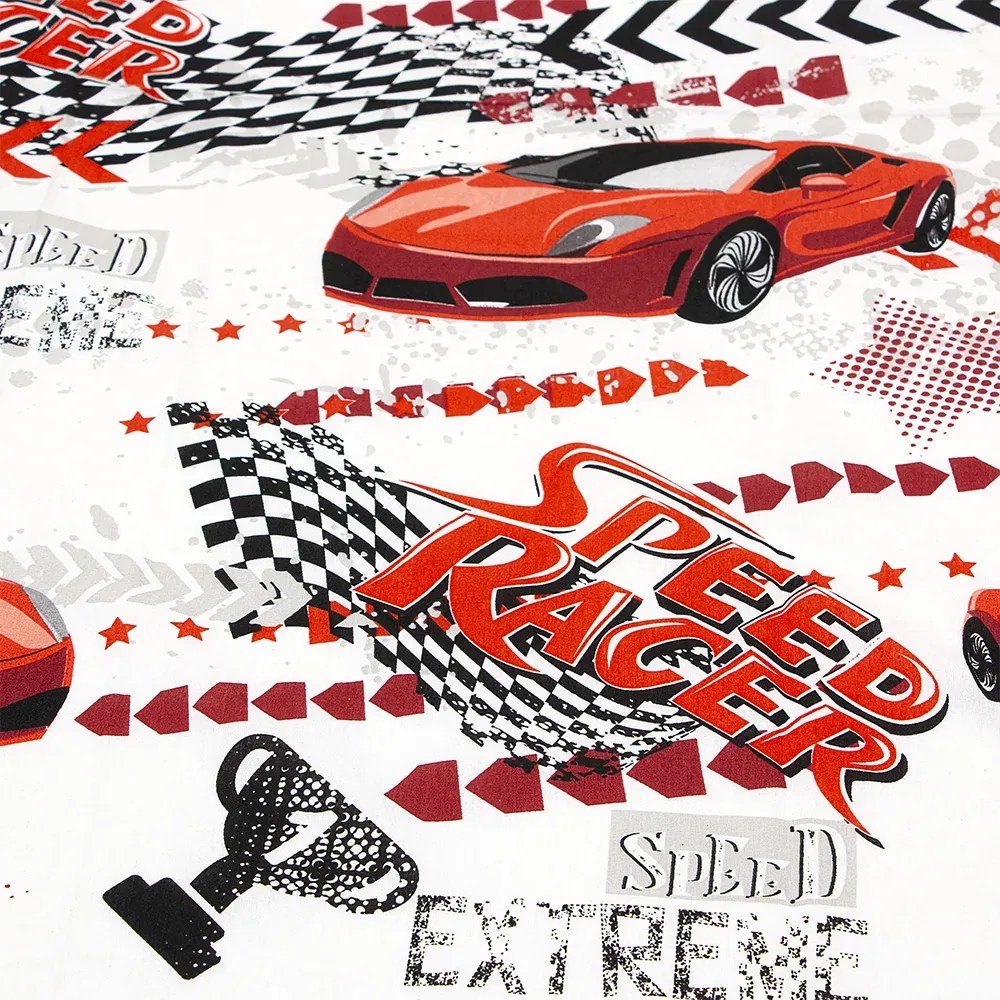 LINO ΣΕΤ ΣΕΝΤΟΝΙΑ SPEED RACE CAR RED 160X240