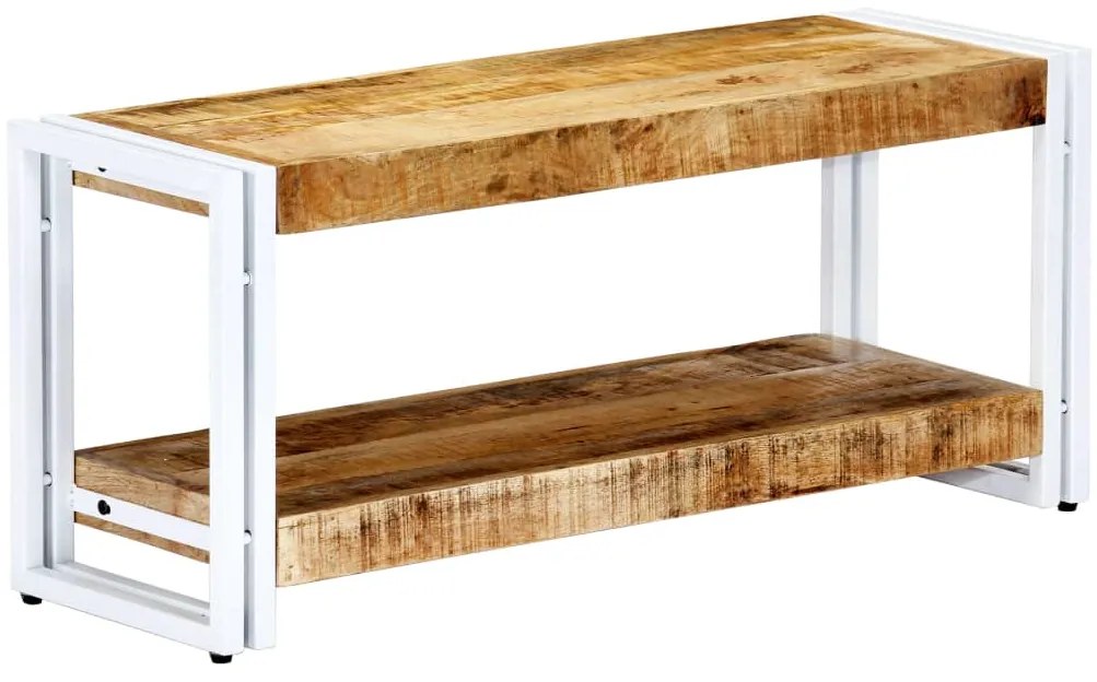 vidaXL Έπιπλο Τηλεόρασης 90 x 30 x 40 εκ. από Μασίφ Ξύλο Μάνγκο
