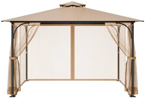 VEVOR Replacement Mesh Gazebo Netting Screen for 10x12x7.3 ft Patio, Net Only