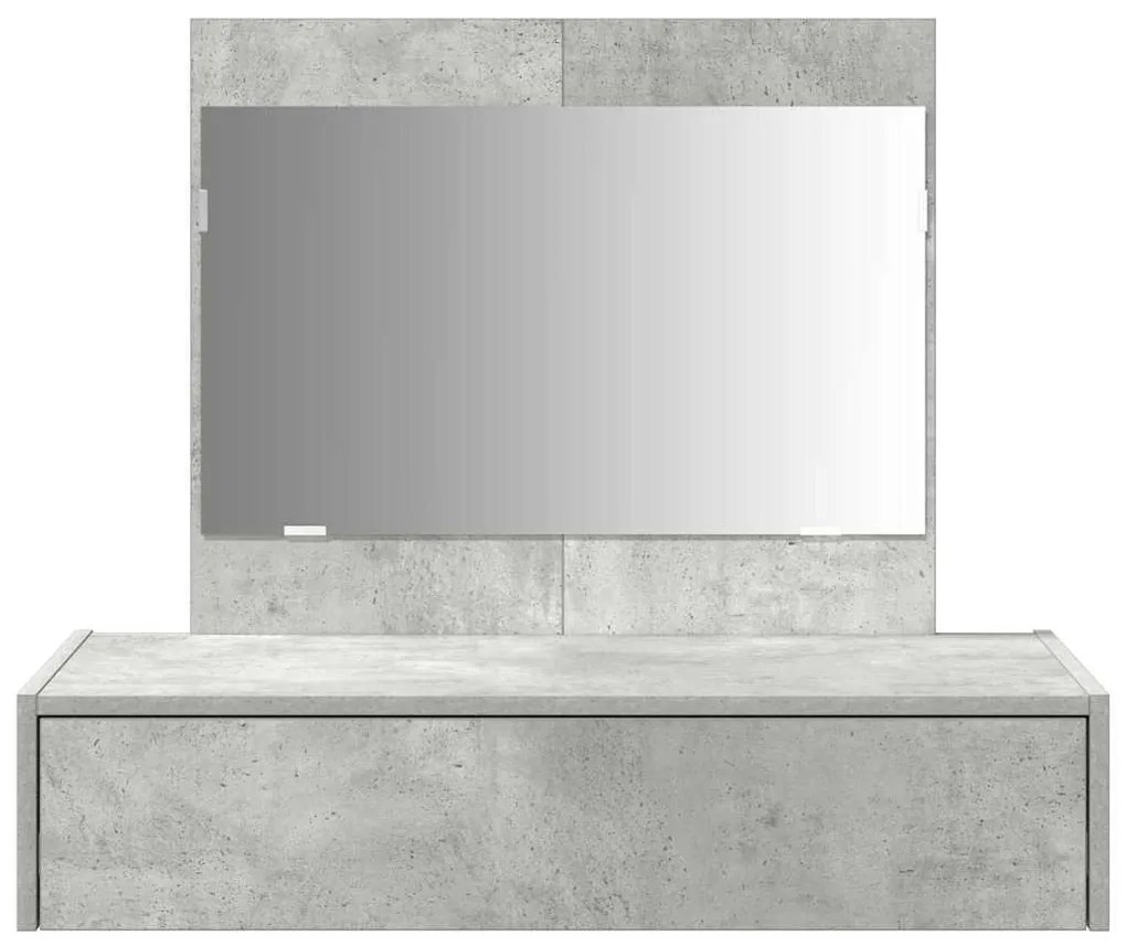 vidaXL Τραπέζι περιποίησης Γκρι 83 x 40 x 70 εκ Επεξεργασμένο ξύλο