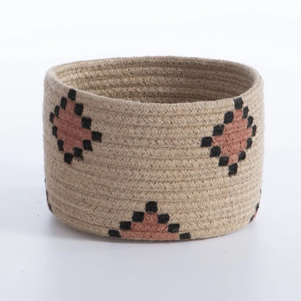 Καλάθι Διακοσμητικό Alemao D:22X14 Natural-Terra Nef-Nef Homeware Jute