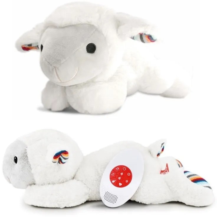 LIZ Προβατάκι Νανουρίσματος ZAZU με Χτύπους Καρδιάς και Λευκούς Ήχους